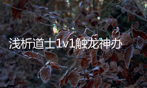 办法龙神道士浅析1触